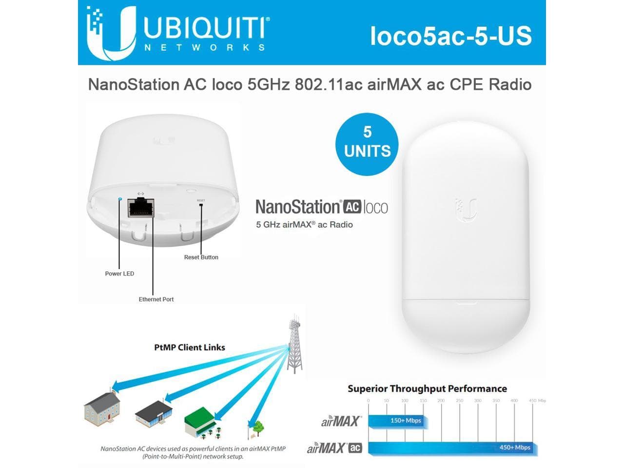 Ubiquiti Loco5AC-5pk