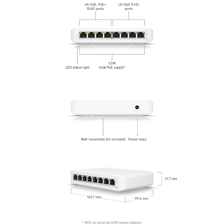 Ubiquiti USW-LITE-8-POE