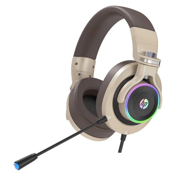 HP - H500GS-GOLD - USB 7.1 RGB BACKLIT GAMING HEADSET