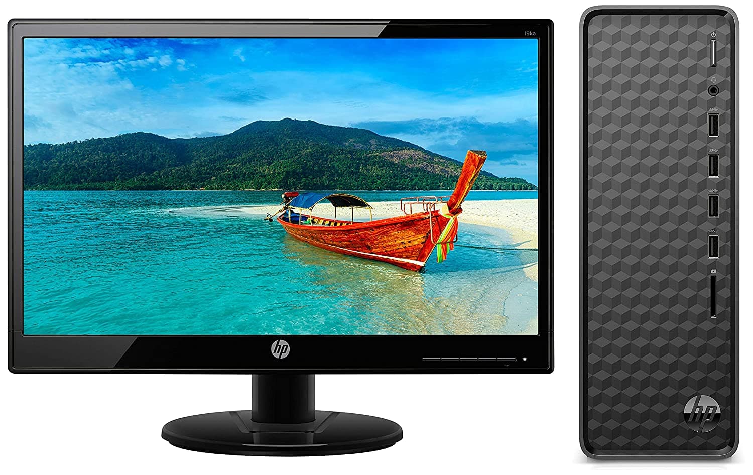 HP 290 G4 MT Core i3-10100 / 4GB / 1TB / DVDRW / FREEDOS DESKTOP + 18.5" LED MONITOR COMBO