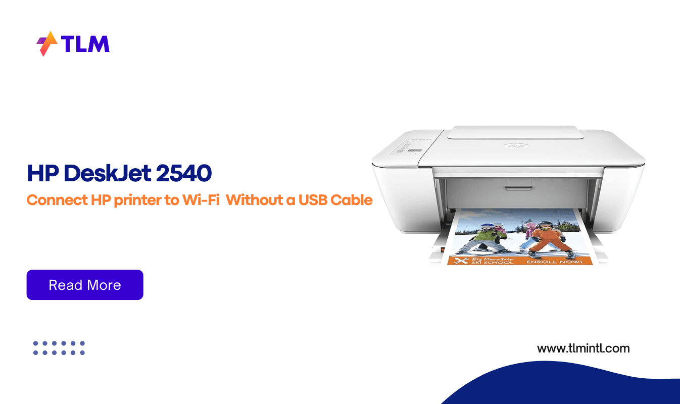 Connect HP DeskJet 2540 to Wi-Fi Without a USB Cable