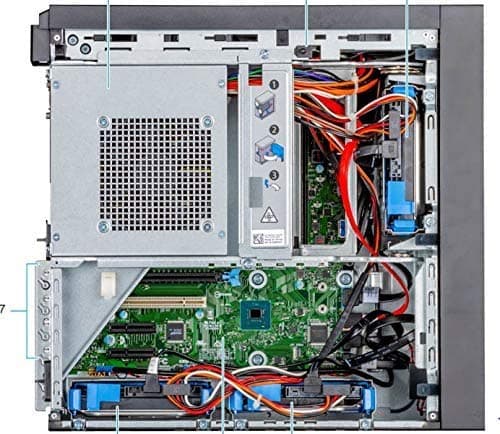 DELL POWEREDGE SERVER T40 3.5" E-2224G/8GB 2666MT UDIMM/ 3x4TB SATA 6G CABLED HDD - SS-DEL1100101