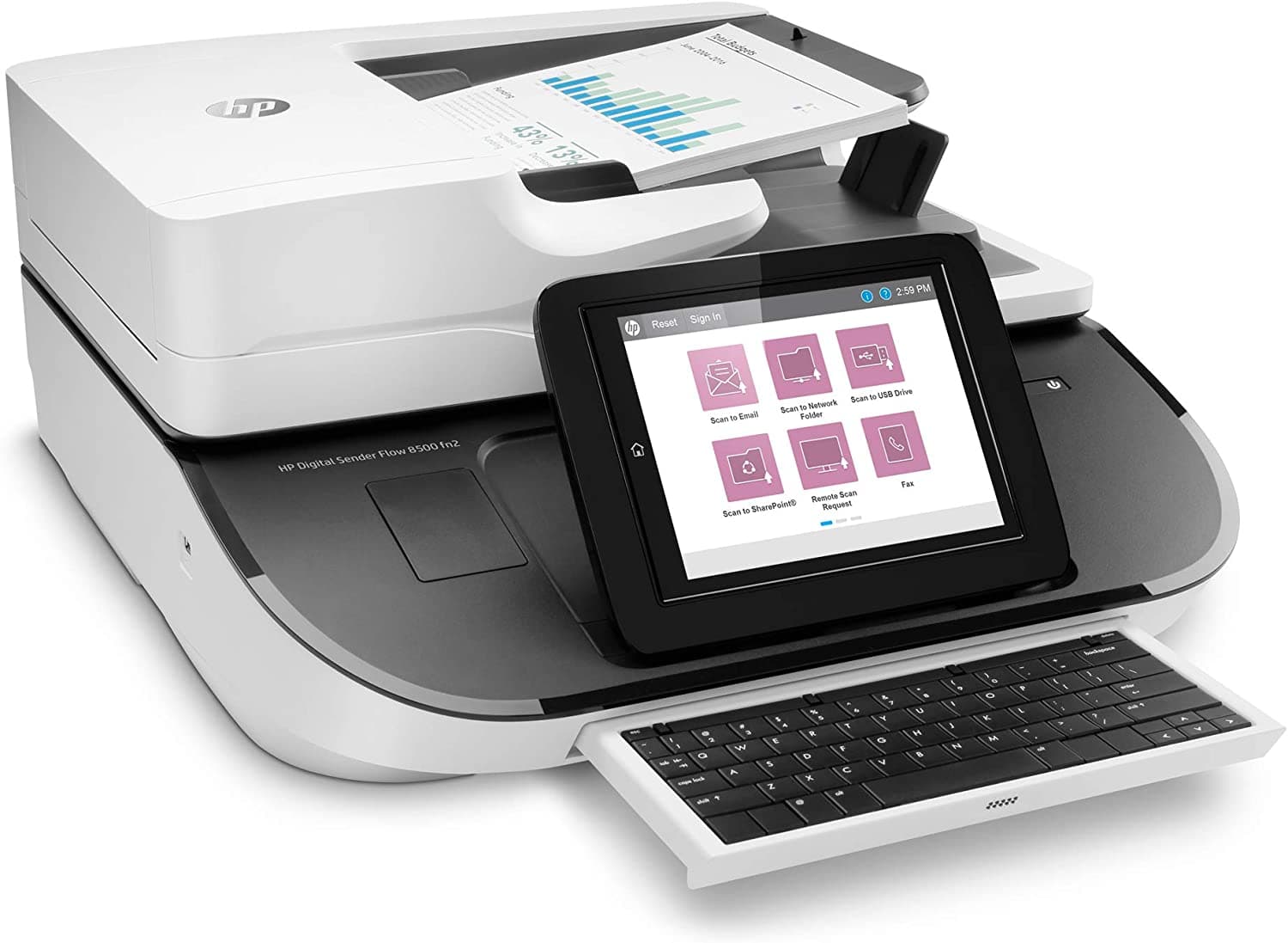 HP DIGITAL SENDER 8500 FN2 SCANNER