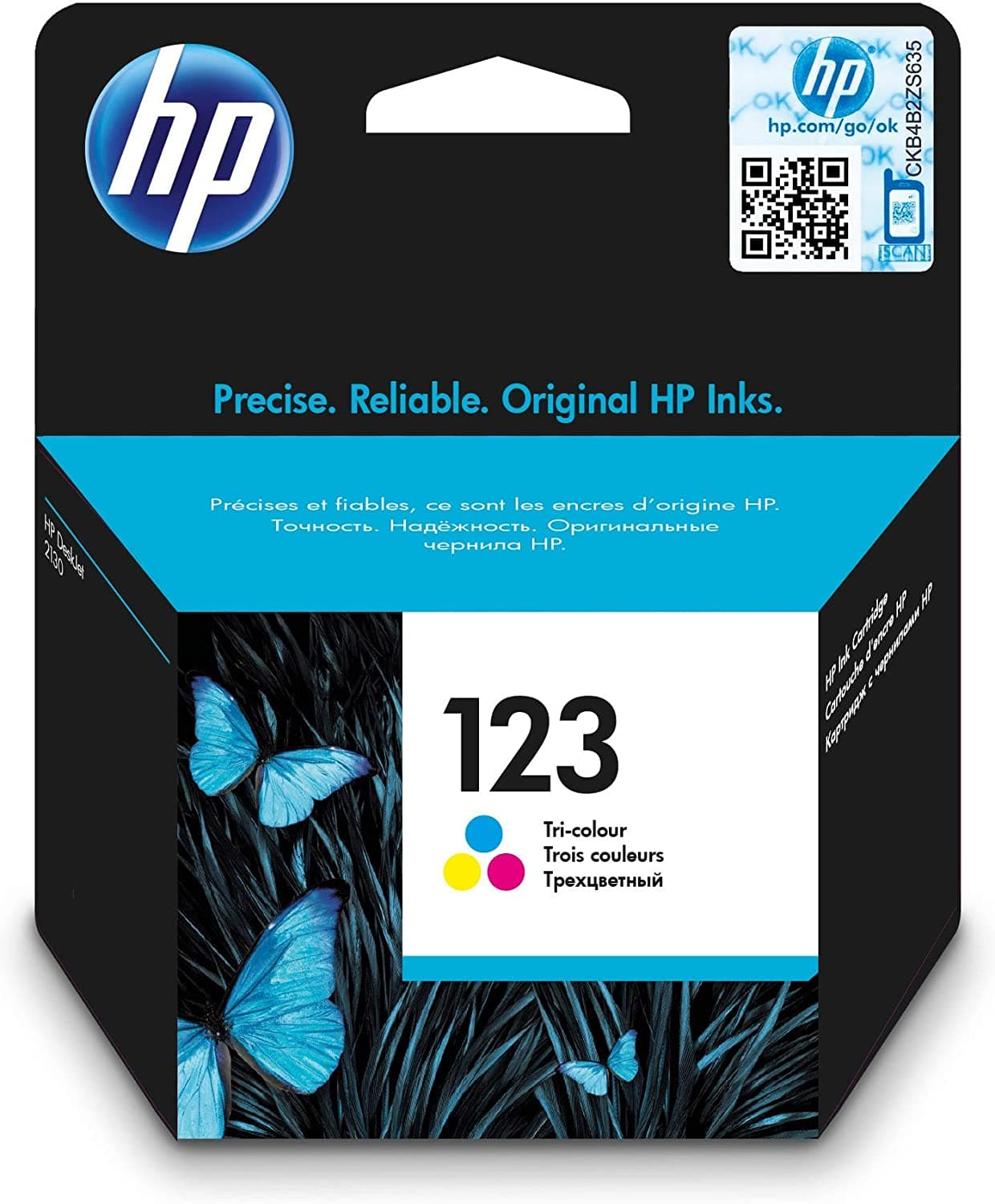 HP INK F6V16AE (123 TRI COLOR)