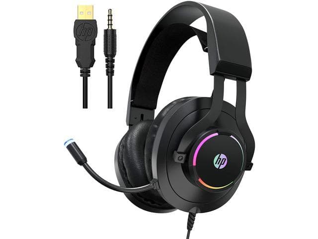 HP - H360 - USB + 3.5mm RGB BACKLIT GAMING HEADSET