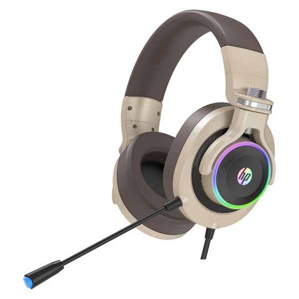 HP - H500GS-GOLD - USB 7.1 RGB BACKLIT GAMING HEADSET