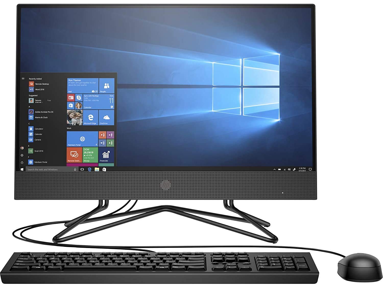 HP 200 AIO G4 CORE i5 -10210U /4GB / 1TB / 21.5" / DOS
