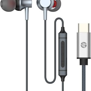 HP - DHH-1126 - METAL GRAY - TYPE C - MUSIC HEADSET WITH MIC