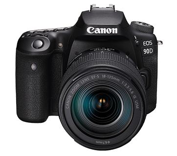 Canon EOS 90D: 32.5MP DSLR with 4K Video & 18-135mm Lens